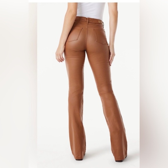 Sofia Jeans Melisa‎ Argan oil Flare High Rise Coated Pants Size 20 brand new - Picture 2 of 6